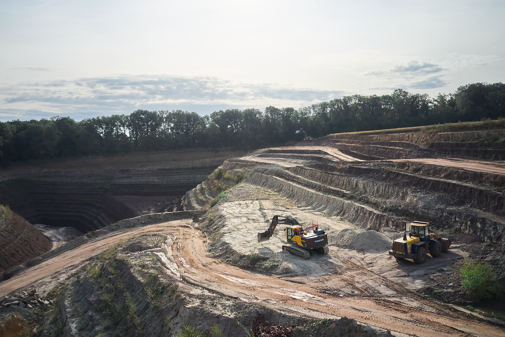 Our Langenzenn pit is part of the Franconian stratified terrain