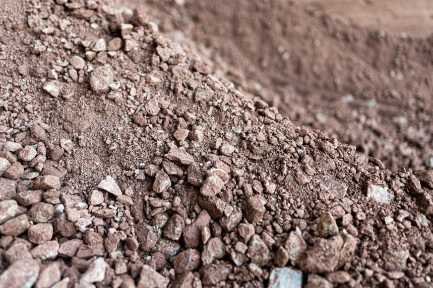 The clay from which our high-quality bricks are produced.
