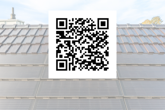 Hier finden Sie den QR Code für den Download im Google Play Store